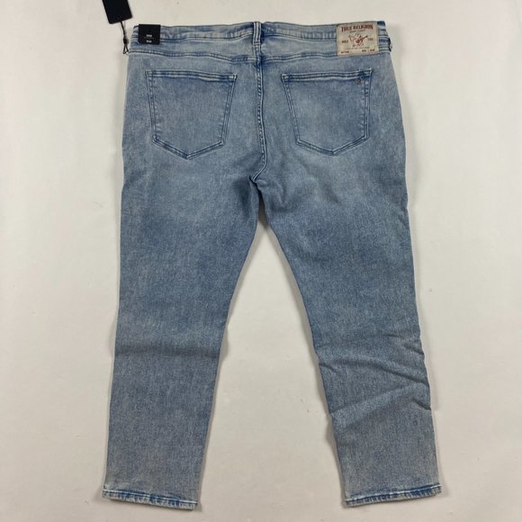 NWT True Religion Rocco No Flap Relaxed Skinny Jeans Mens 40 Measures 42 x 28 - Picture 2 of 15